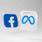 a white and blue square with a blue and white facebook logo - Facebook's transition to Meta — in 3D. 

More 3D app icons like these are coming soon. You can find my 3D work in the collection called "3D Design".
, tags: der - unsplash