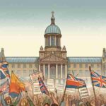 The Historical Importance of Student Protest Movements: A Look at Free Speech and Assembly Rights, Concept art for illustrative purpose, tags: und - Monok